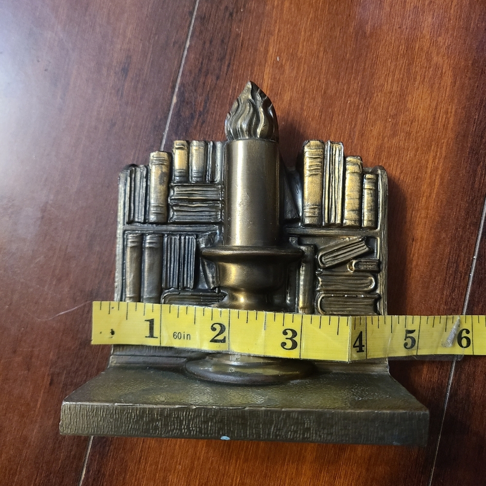 Vintage Ronson Candlestick Bookend - Picture 11 of 11